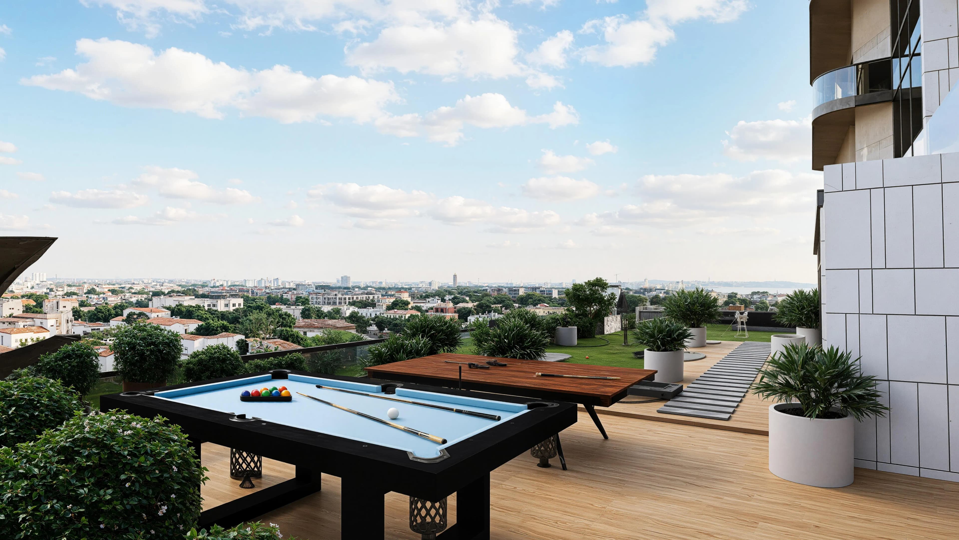 Golf Terrace Residences amenity Outdoors Activities - Dubai Production City, Dubai - by Asak Real Estate Development