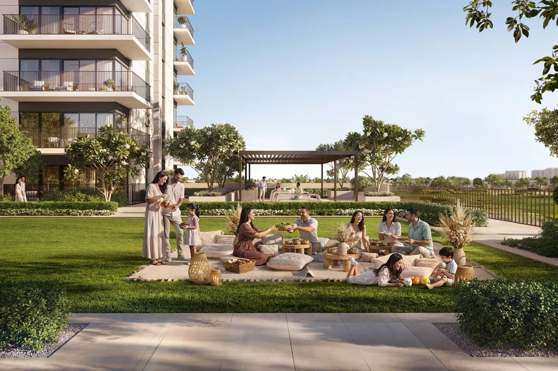 Golf Vale amenity BBQ Area - Emaar South, Dubai - by Emaar