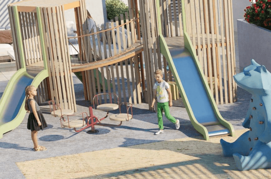Golf Vista Heights amenity Kids Play Area - Dubai Sports City, Dubai - by London Gate