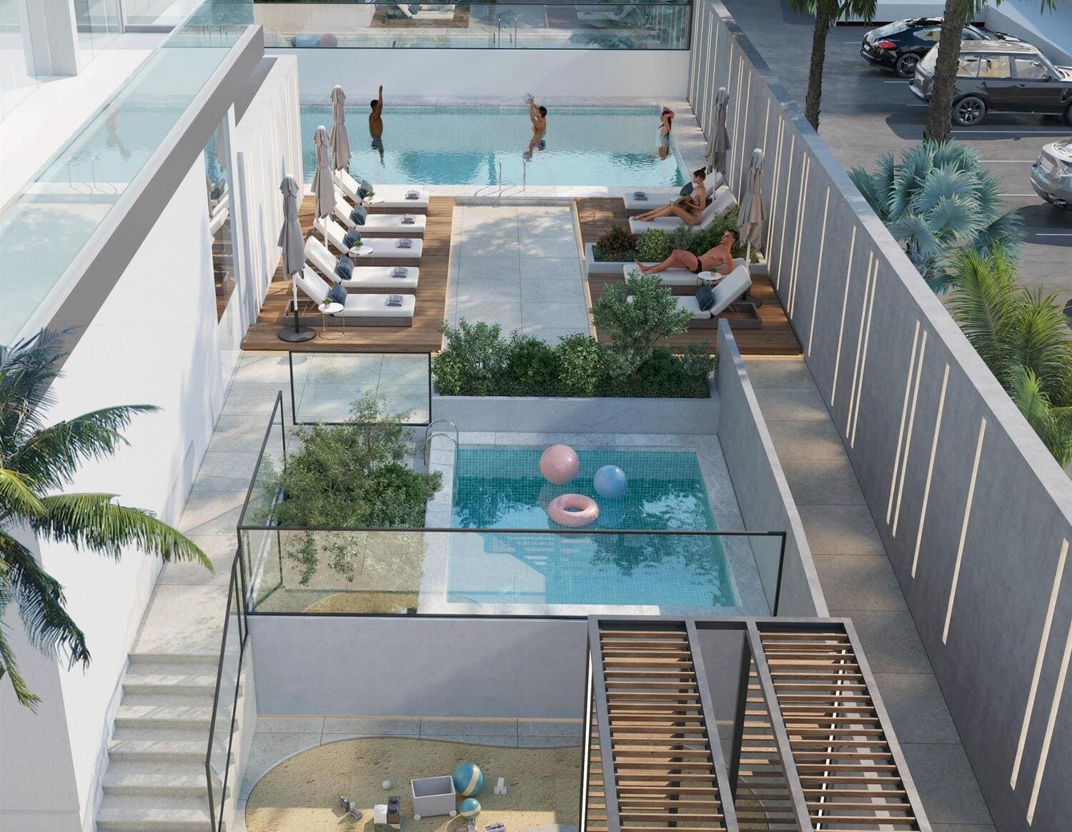 Golf Vista Heights amenity Kids Splash Zone - Dubai Sports City, Dubai - by London Gate