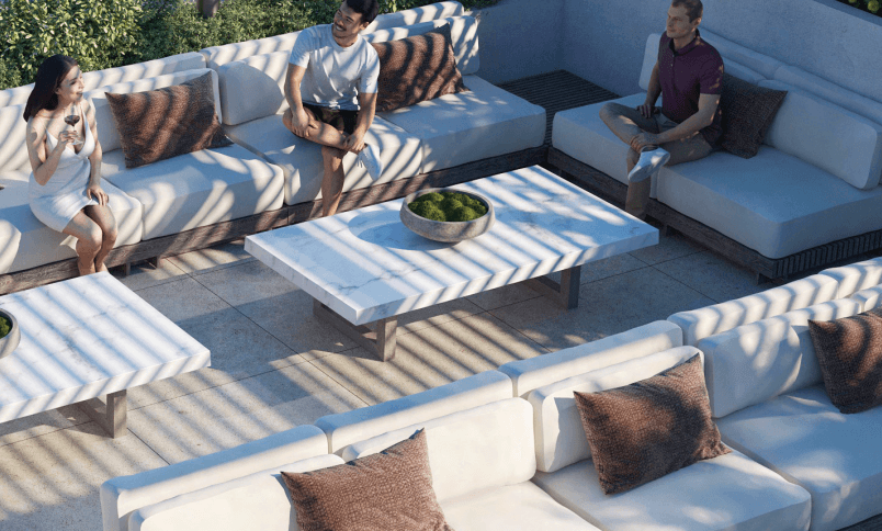 Golf Vista Heights amenity Sunken Lounge - Dubai Sports City, Dubai - by London Gate