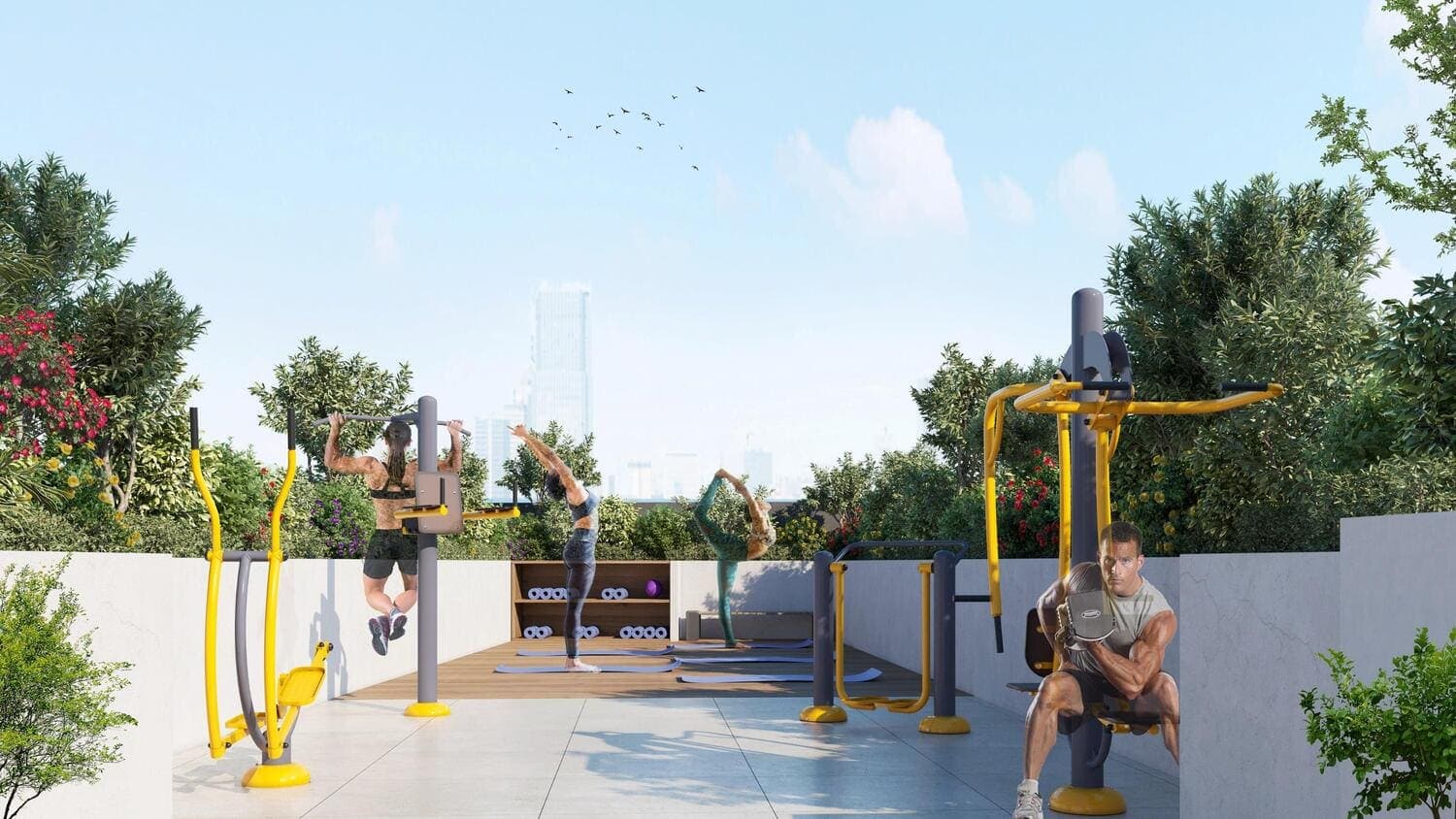 Golf Vista Heights amenity Wellness Hub - Dubai Sports City, Dubai - by London Gate