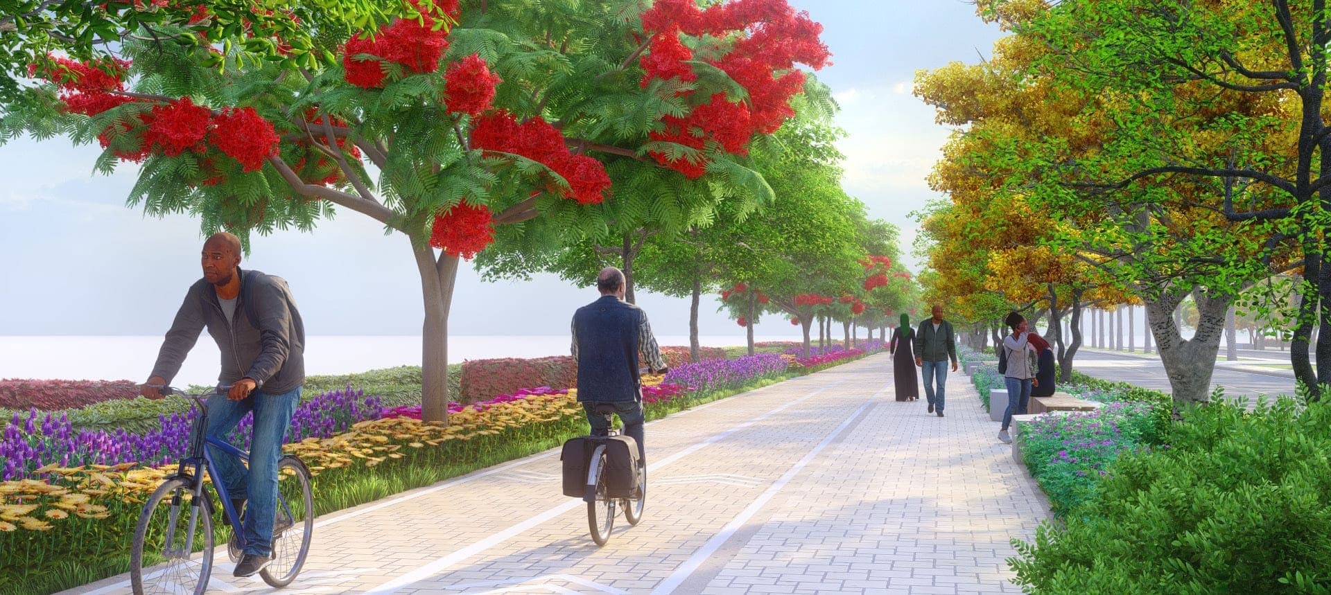 Green Wood amenity Beautiful Central Park in Dubai International City, Dubai, by Nakheel