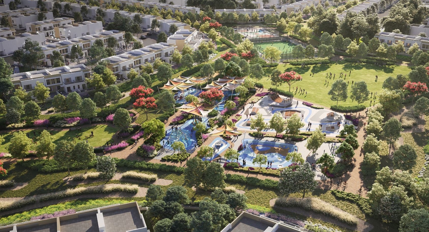 Green Wood amenity Sports Facilities And Playgrounds in Dubai International City, Dubai, by Nakheel