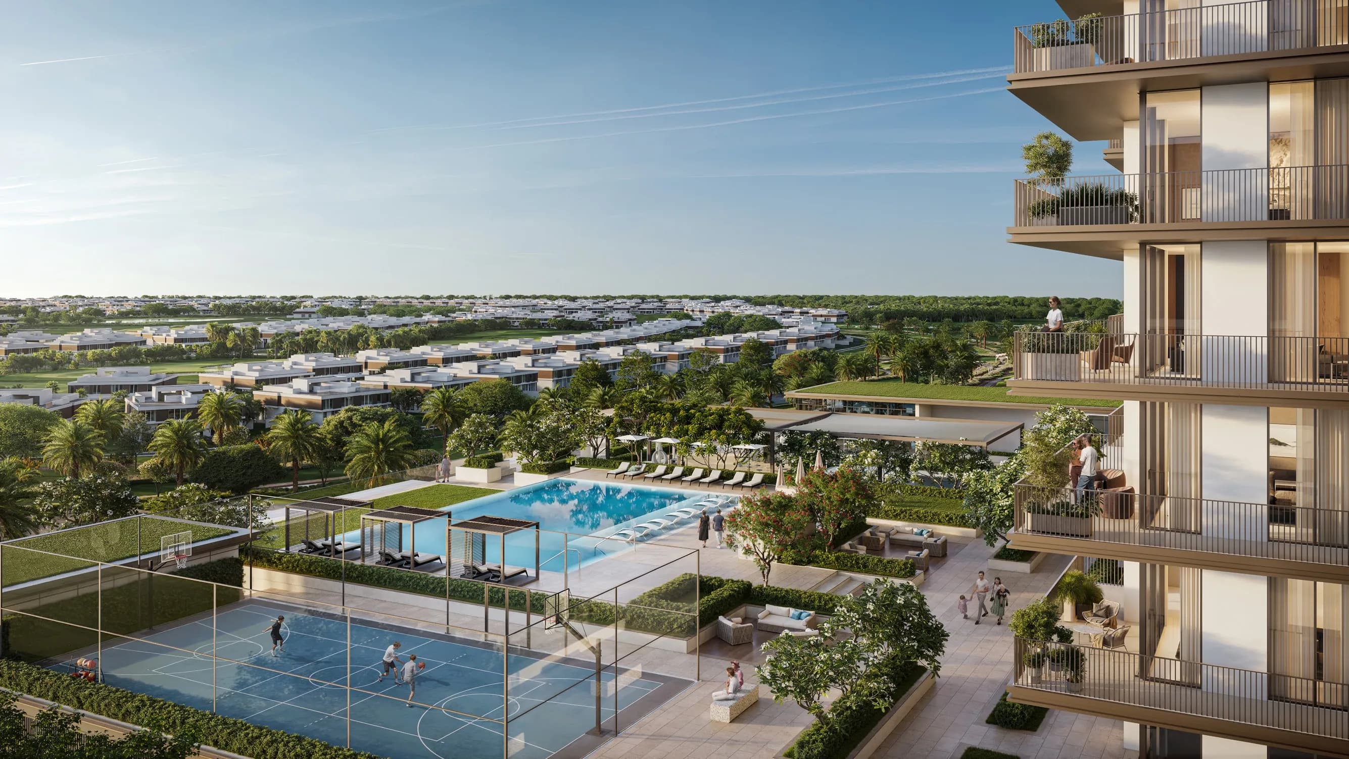 Greencrest amenity Muga Court - Dubai Hills, Dubai - by Emaar