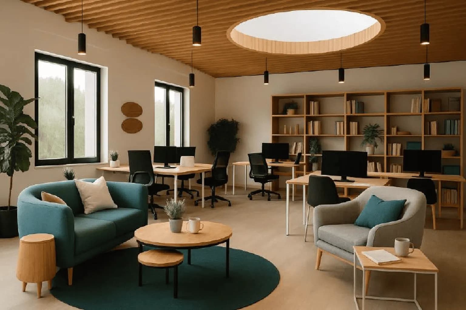 Greenfield Living amenity Co-working Space - Dubai South, Dubai - by Greenfield