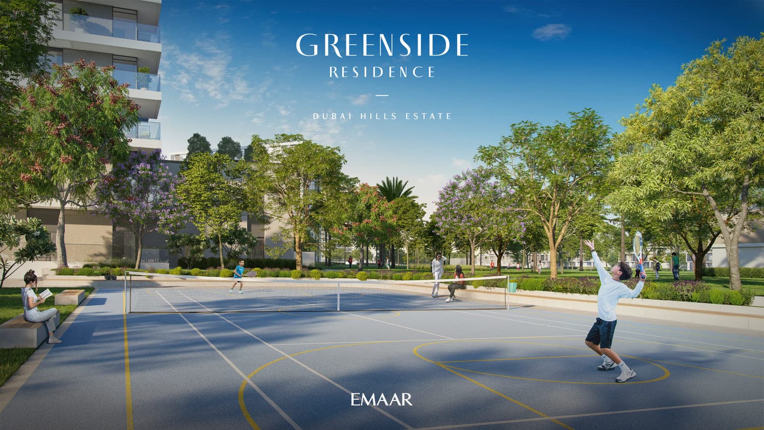 Greenside Residence amenity Sport Courts in Dubai Hills, Dubai, by Emaar