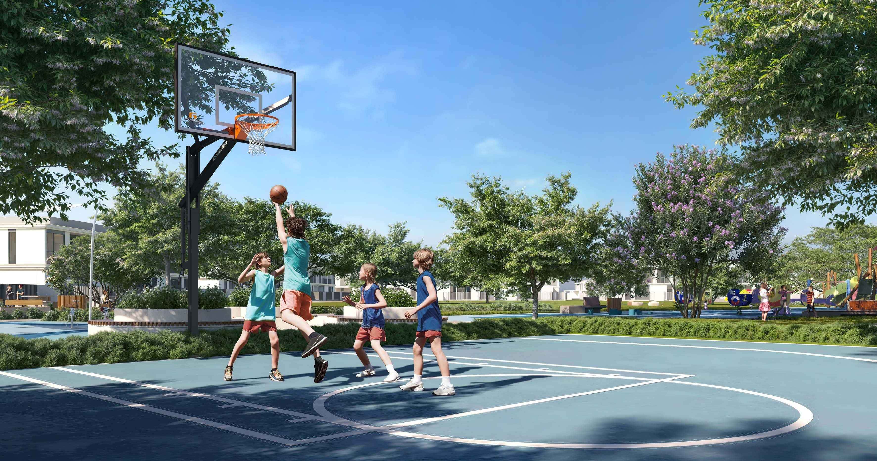 Greenway 2 amenity Multi-Purpose Court - Emaar South, Dubai - by Emaar