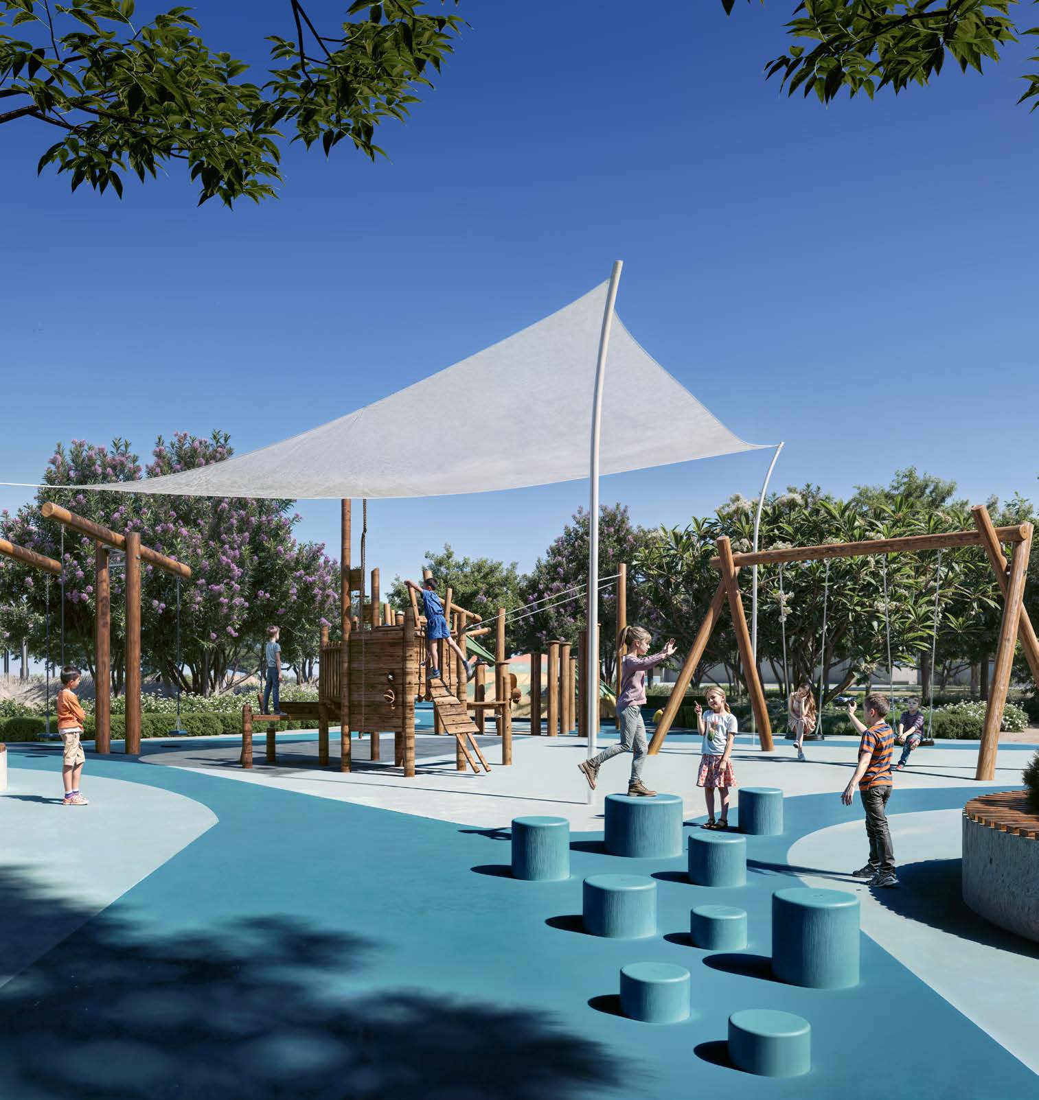 Greenway amenity Kids Play Area - Emaar South, Dubai - by Emaar