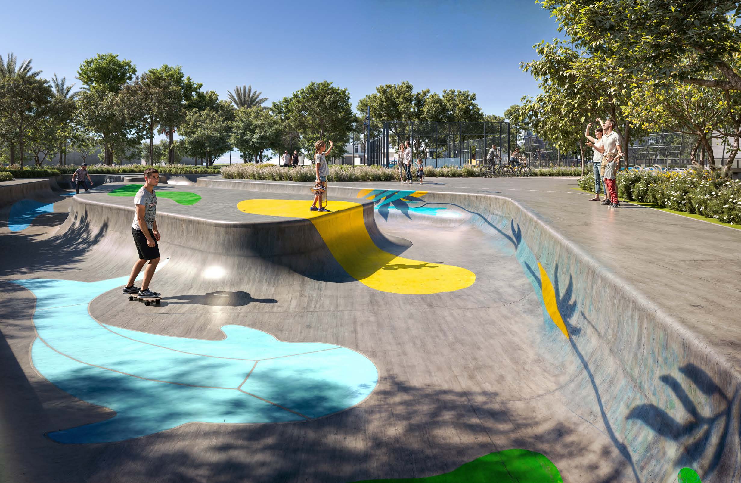 Greenway amenity Skate Park - Emaar South, Dubai - by Emaar