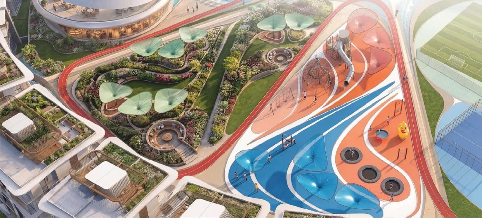 Greenz amenity Kids Play Area - Al Warsan, Dubai - by Danube