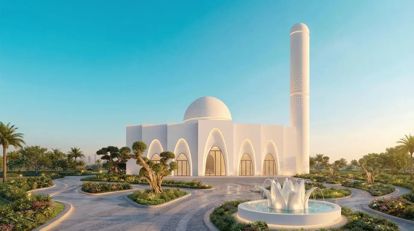 Greenz amenity Masjid - Al Warsan, Dubai - by Danube