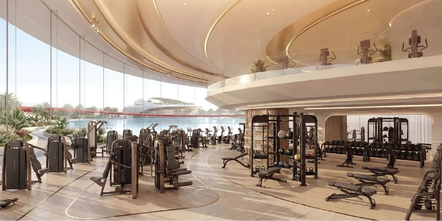 Greenz amenity Panoramic Gym - Al Warsan, Dubai - by Danube