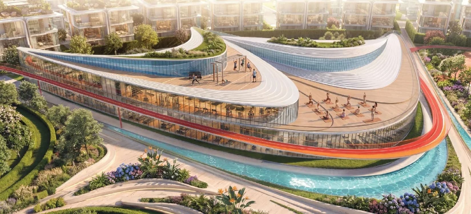 Greenz amenity Wellness and Sports Zones - Al Warsan, Dubai - by Danube