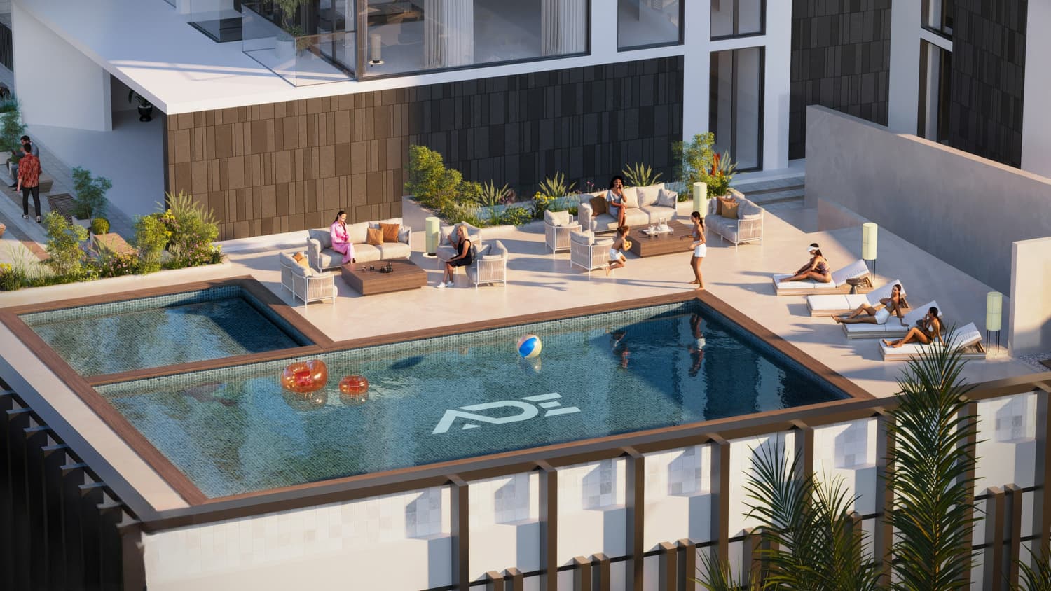 Greygate Residences by ADE amenity Outdoor Swimming Pool - JVC (Jumeirah Village Circle), Dubai - by ADE Properties