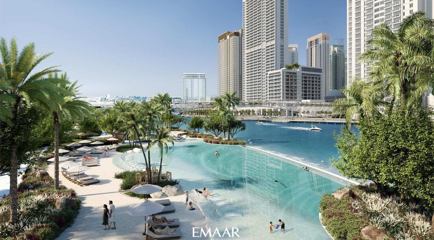 Grove Creek Beach amenity Direct Beach Access - Dubai Creek Harbour, Dubai - by Emaar