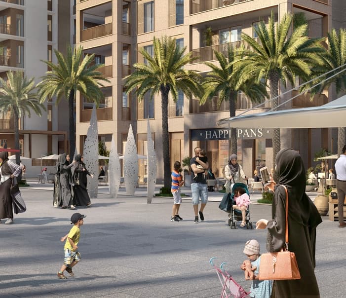 Grove Creek Beach amenity Inner Plaza - Dubai Creek Harbour, Dubai - by Emaar