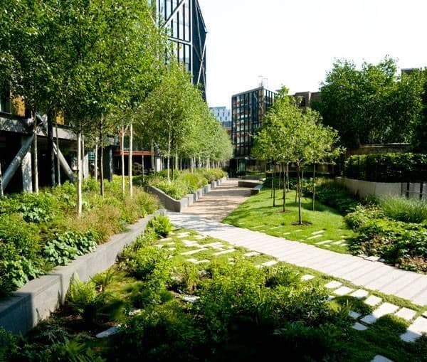 Gulfa Towers amenity Landscape Garden - Al Rashidiya 1, Dubai - by GJ Properties