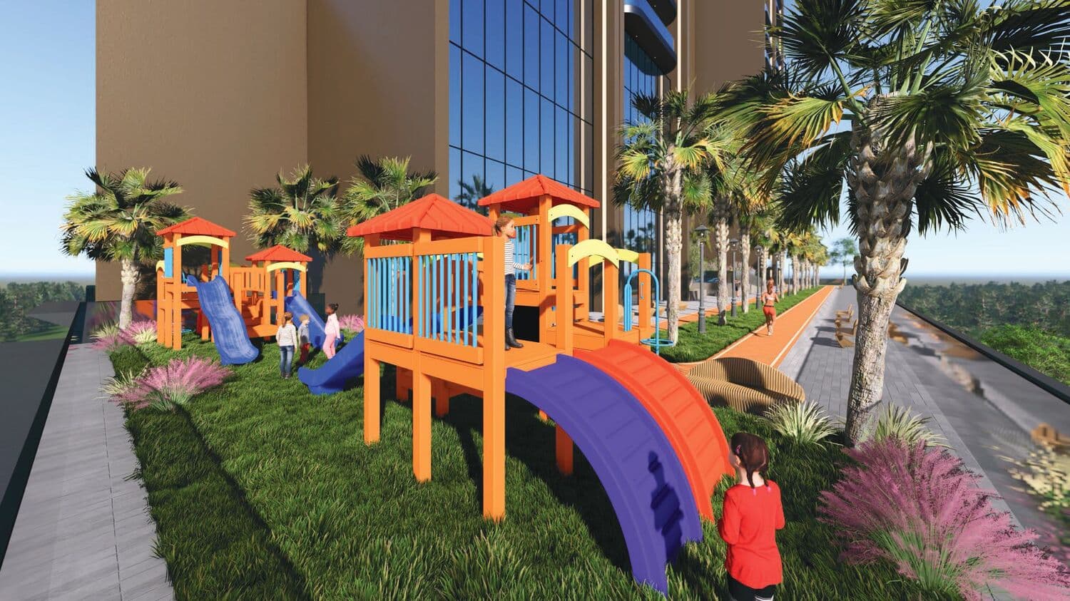Guzel Towers amenity Kids Play Area - JVT (Jumeirah Village Triangle), Dubai - by Tiger Group