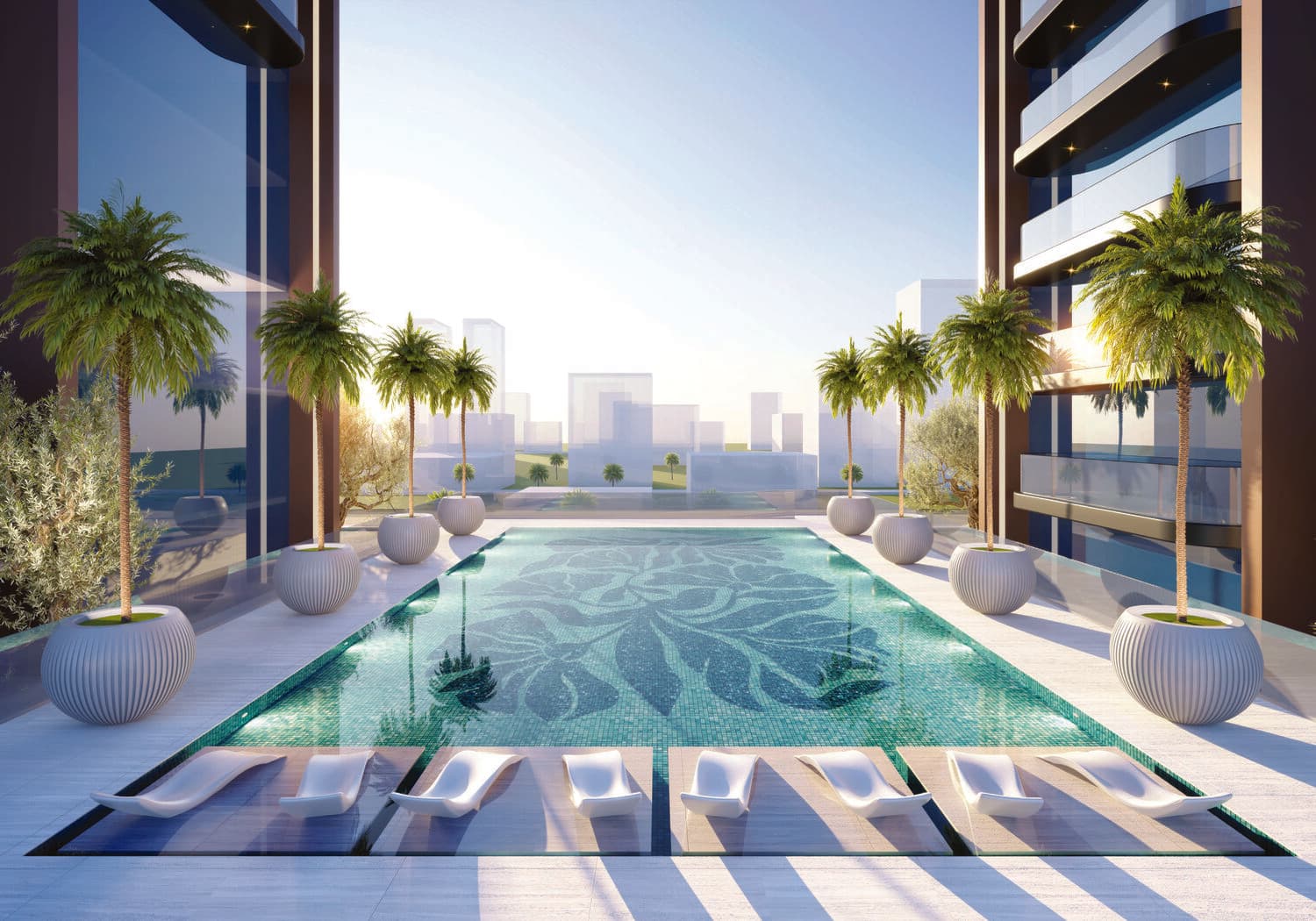 Guzel Towers amenity Swimming Pool - JVT (Jumeirah Village Triangle), Dubai - by Tiger Group