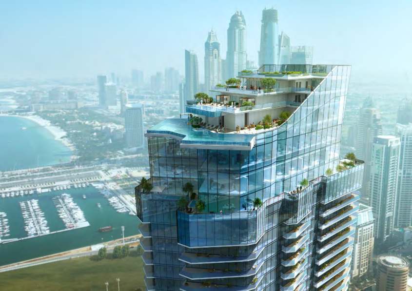 Habtoor Grand Residences exterior view - Jumeirah Beach Residence (JBR), Dubai - by Al Habtoor Group
