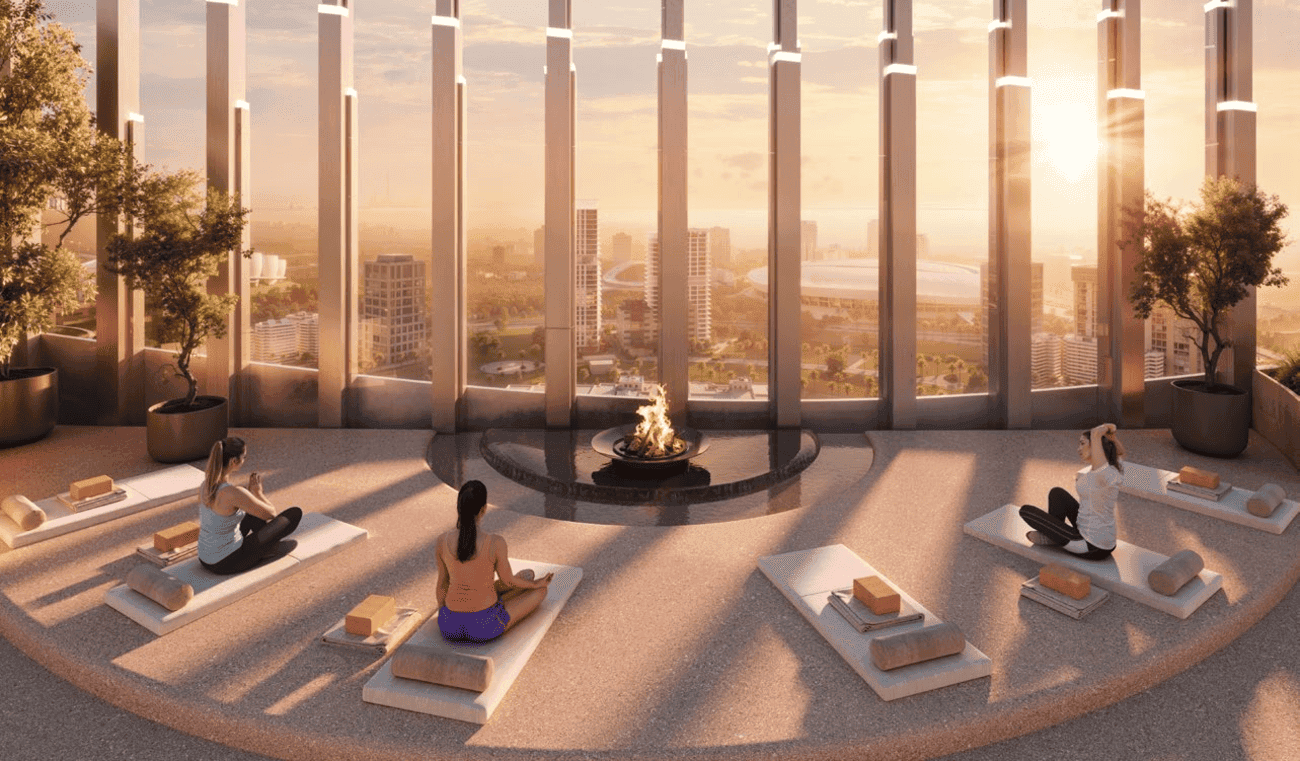 Hadley Heights 2 amenity Sky Yoga Deck - Dubai Sports City, Dubai - by Leos