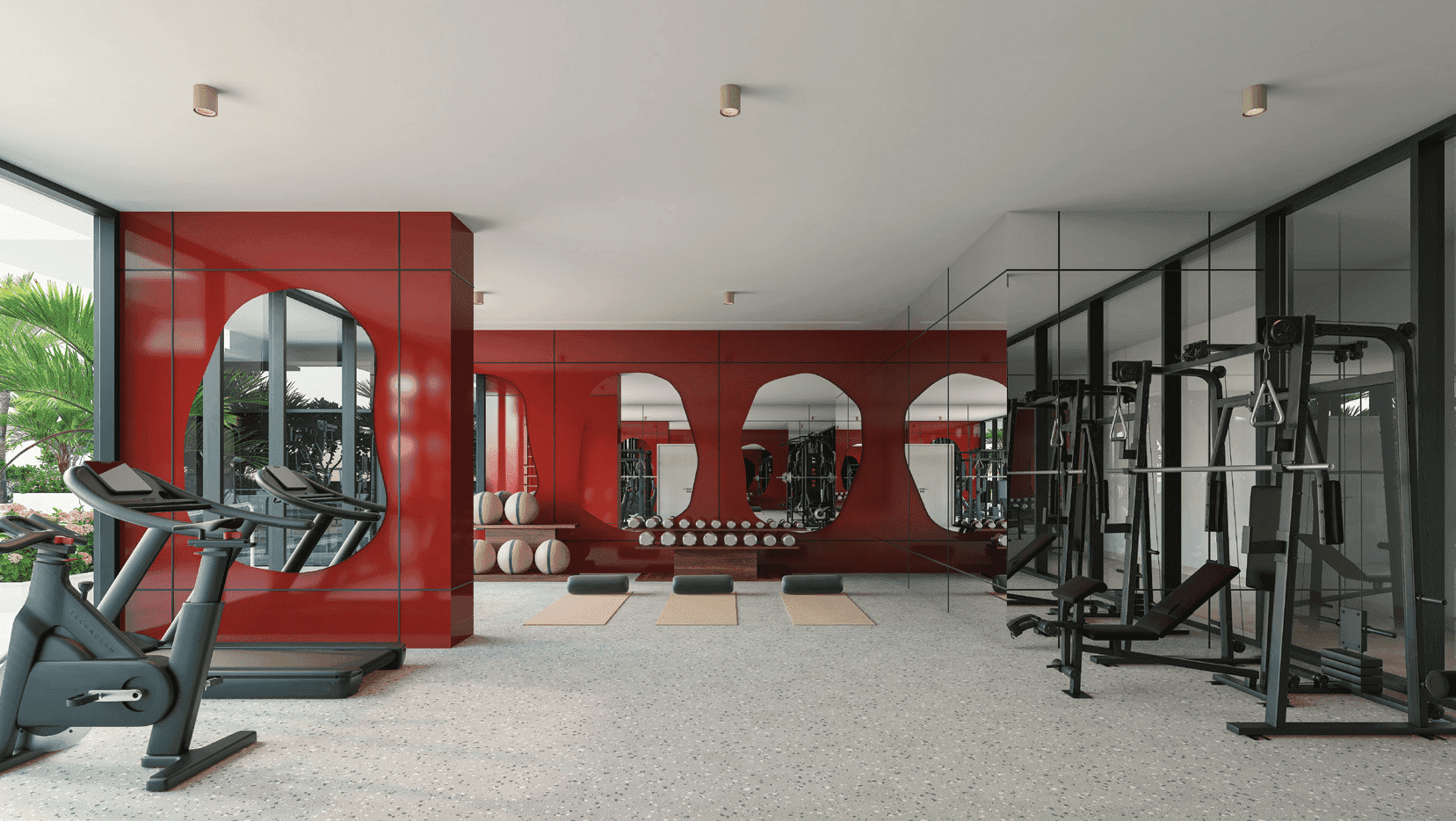 Hadley Heights amenity Fitness Centre in JVC (Jumeirah Village Circle), Dubai, by Leos