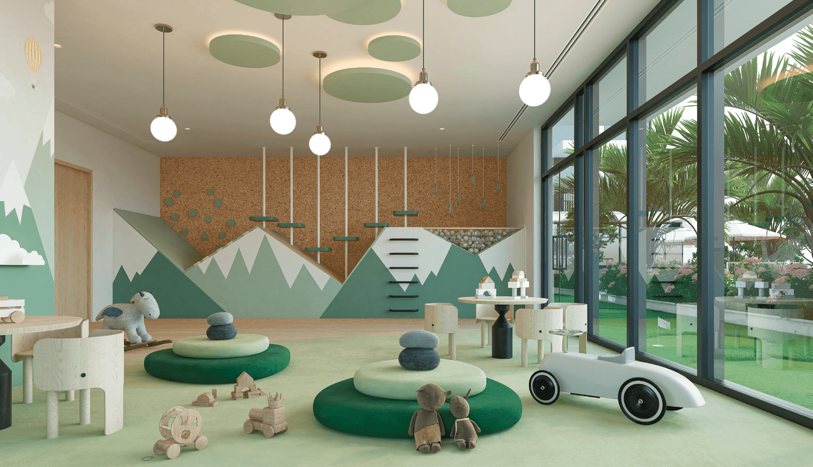 Hadley Heights amenity Indoor Kids Play Area in JVC (Jumeirah Village Circle), Dubai, by Leos