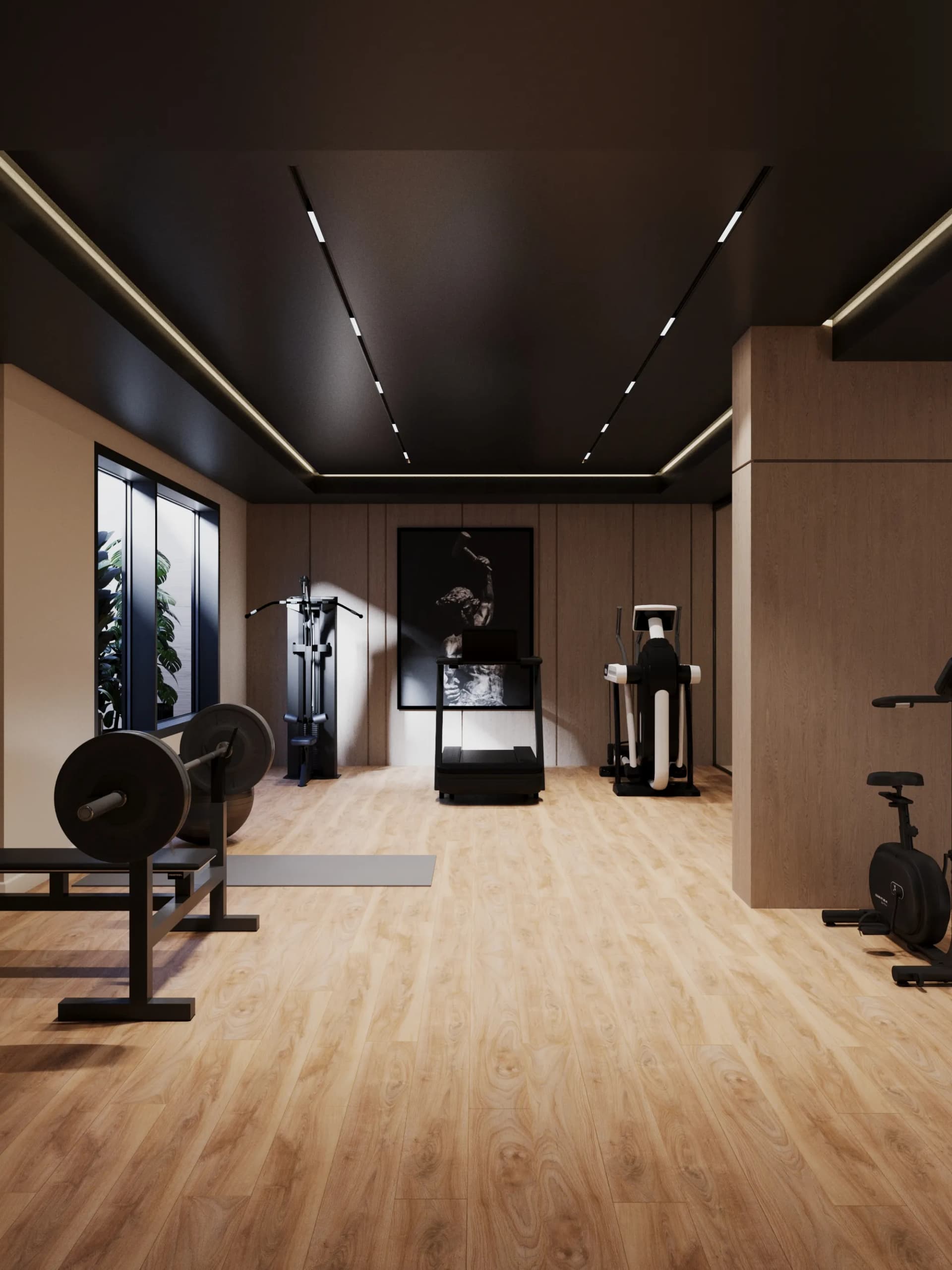 Haia Villa Terra Collection amenity Gym in Pearl Jumeirah, Dubai, by Atara Real Estate Development