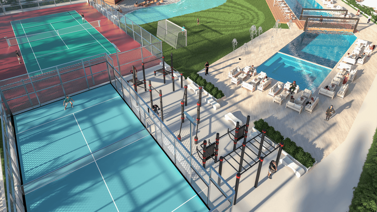 Hammock Park amenity Basketball Court - Jebel Ali Village, Dubai - by Divine One Group