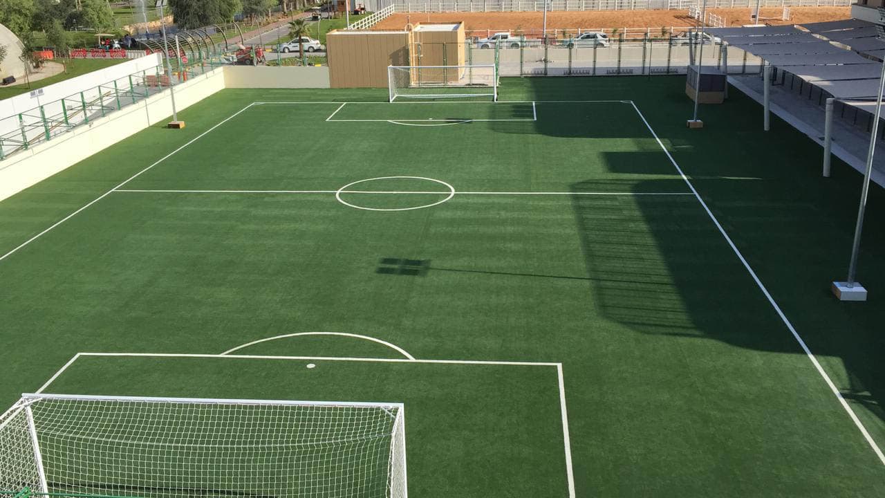 Hammock Park amenity Football Pitch - Jebel Ali Village, Dubai - by Divine One Group