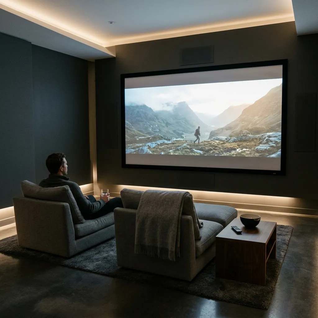 Happiness Event Villa amenity Cinema & Home Theater - Gianyar, Dubai - by PT High Flying Birds