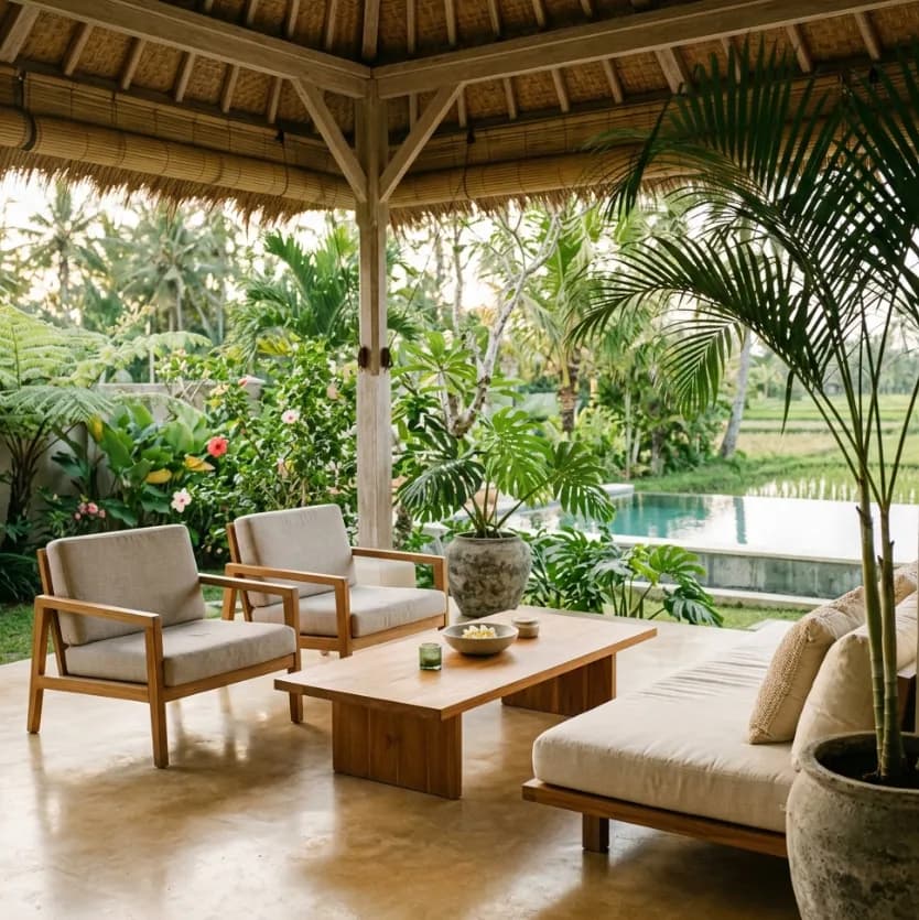 Happiness Event Villa amenity Lounge Area - Gianyar, Dubai - by PT High Flying Birds