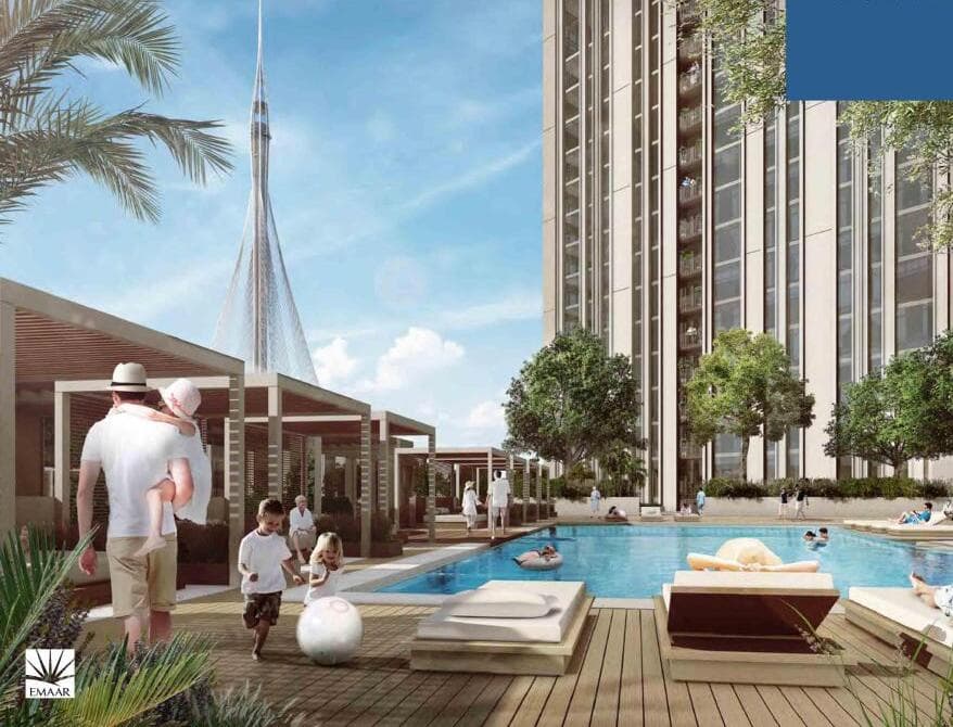 Harbour Gate amenity Swimming Pool in Dubai Creek Harbour, Dubai, by Emaar