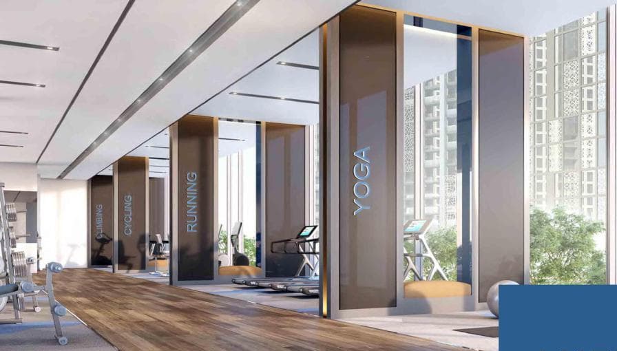 Harbour Gate amenity Gym in Dubai Creek Harbour, Dubai, by Emaar