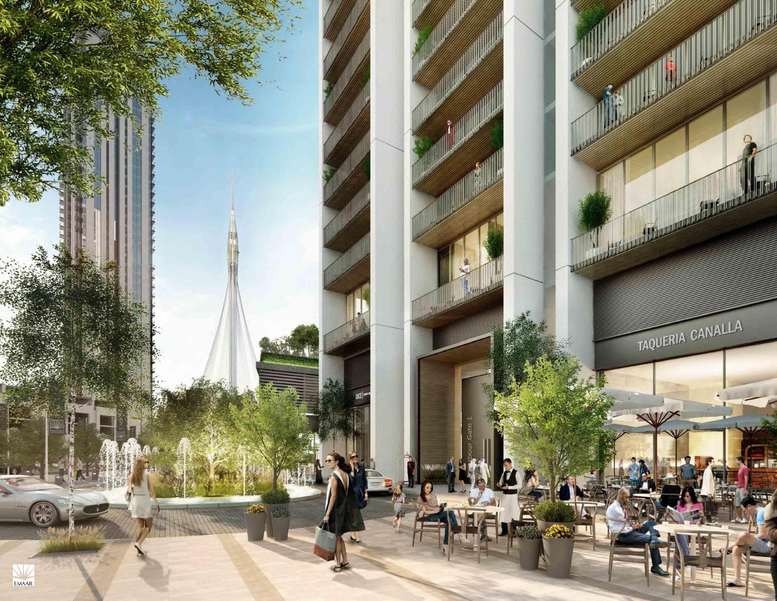 Harbour Gate amenity Nearby Restaurants & Cafes in Dubai Creek Harbour, Dubai, by Emaar
