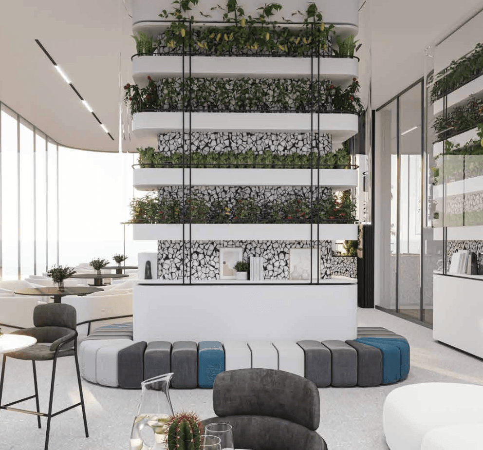 Hatimi Residences amenity Green House Café Lounge And Coffee Shop - Dubai Islands, Dubai - by Fakhruddin Properties Development