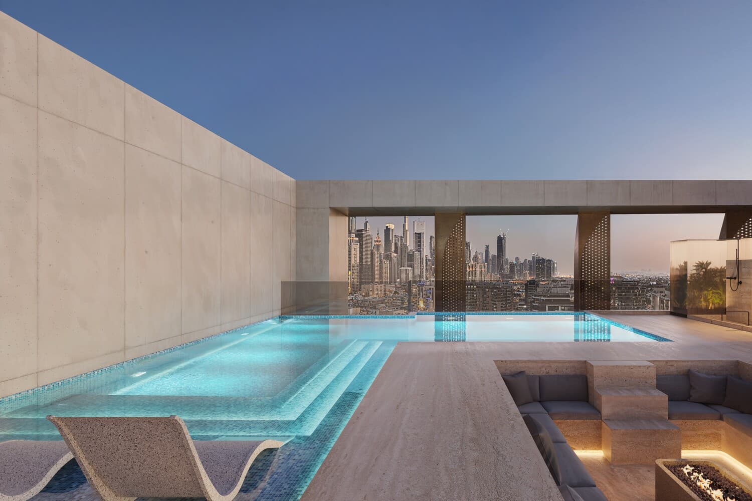 Havelock Heights amenity Infinity Pool - JVC (Jumeirah Village Circle), Dubai - by HMB Homes Real Estate Development