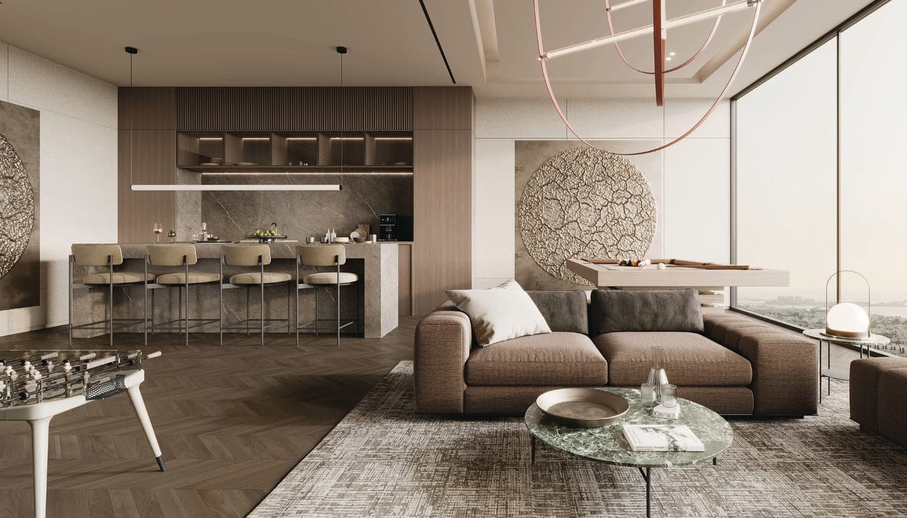 Havelock Residences amenity Club House - Discovery Gardens, Dubai - by HMB Homes Real Estate Development