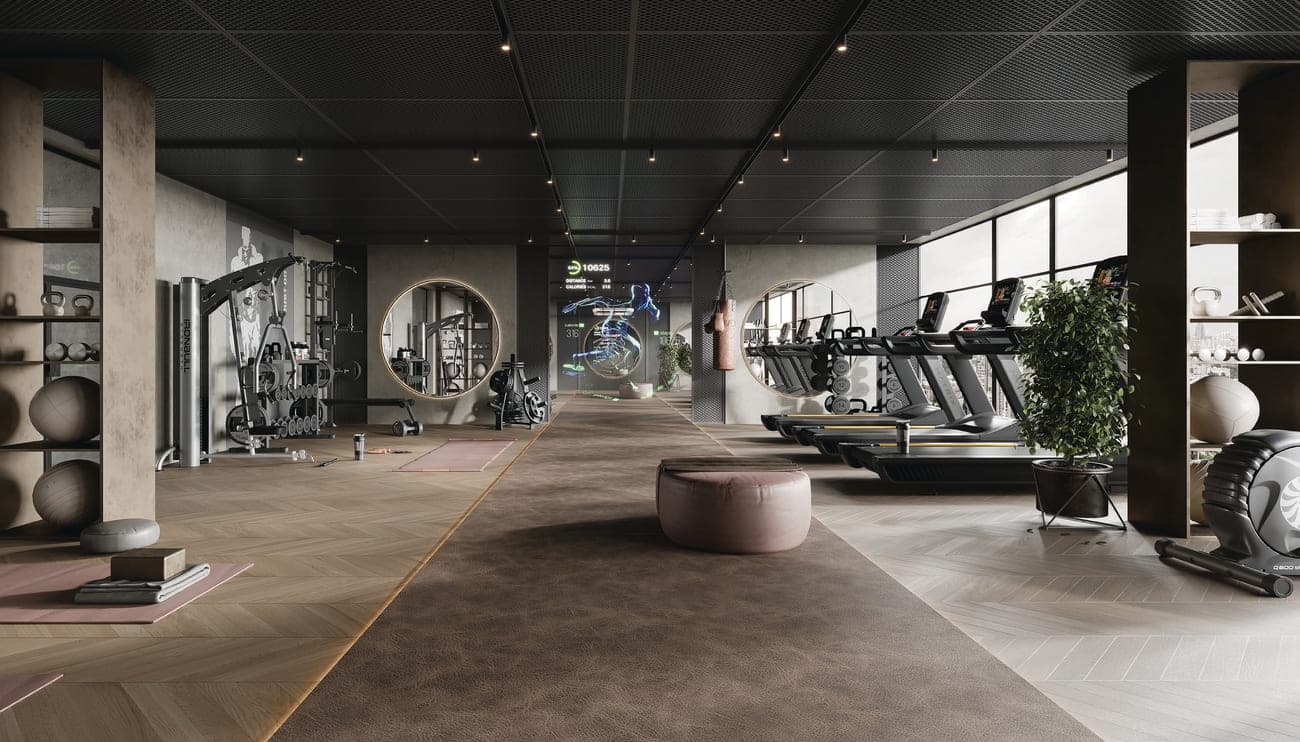 Havelock Residences amenity Gym - Discovery Gardens, Dubai - by HMB Homes Real Estate Development