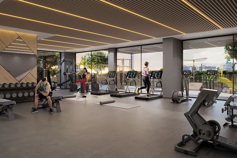 Haven Living amenity Gym - Dubai Islands, Dubai - by Metac Properties