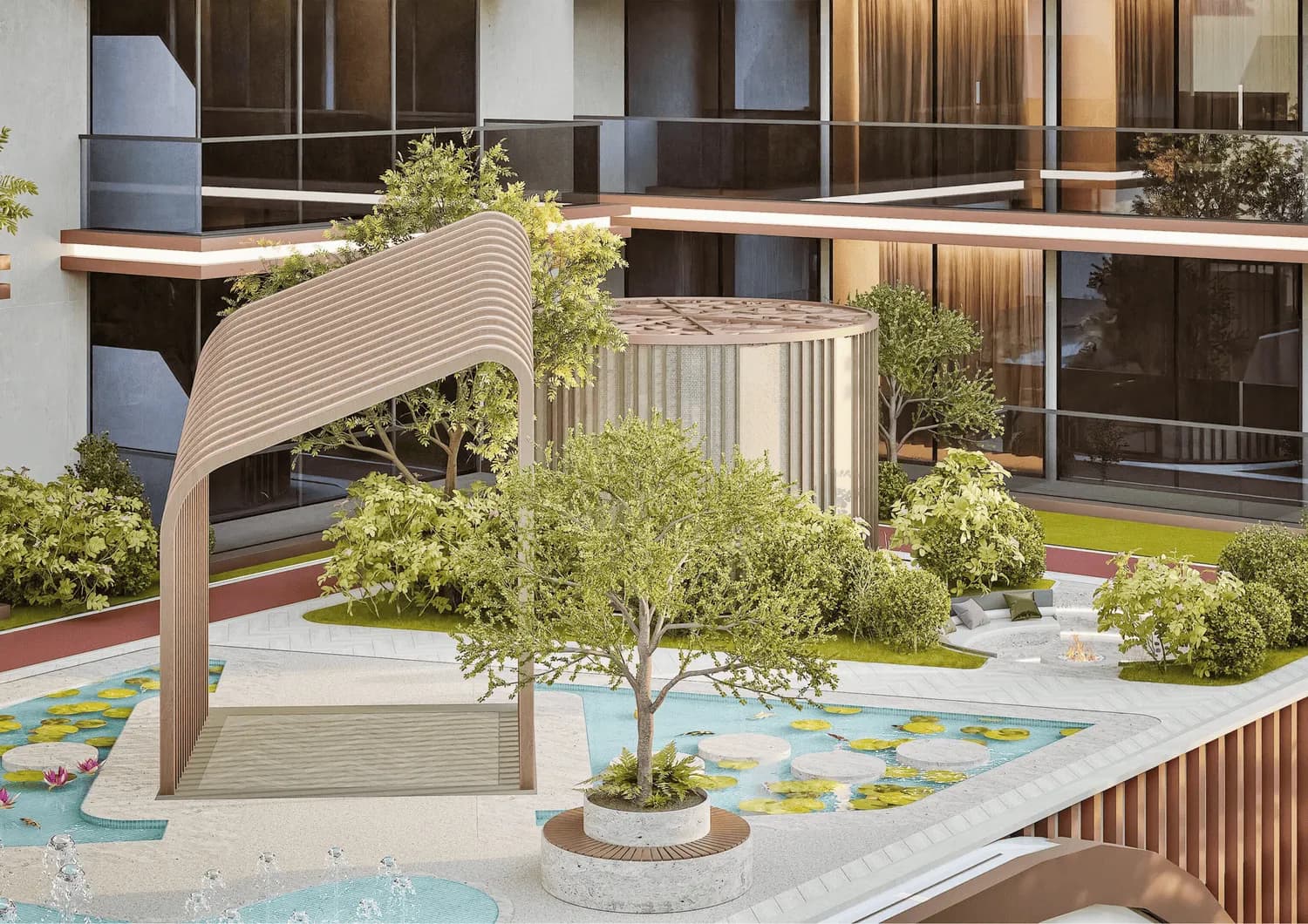 Havencia amenity Recreational Areas - Dubai Land Residence Complex, Dubai - by ALA Developments