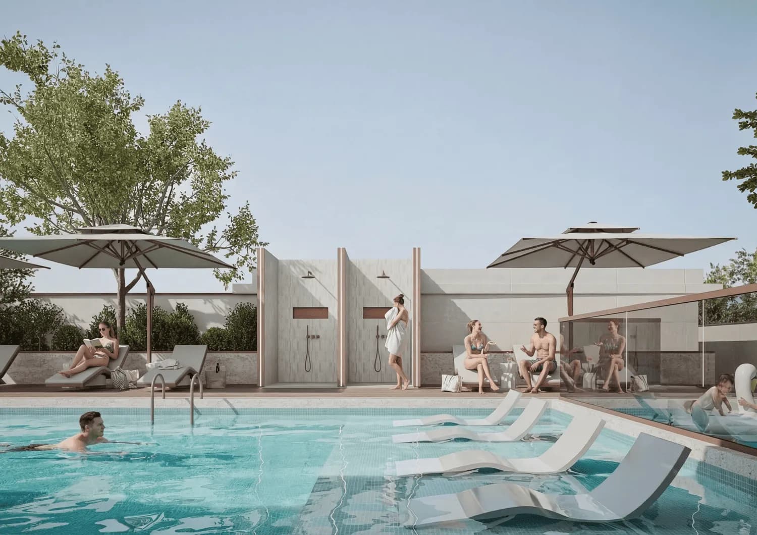 Havencia amenity Swimming Pool - Dubai Land Residence Complex, Dubai - by ALA Developments