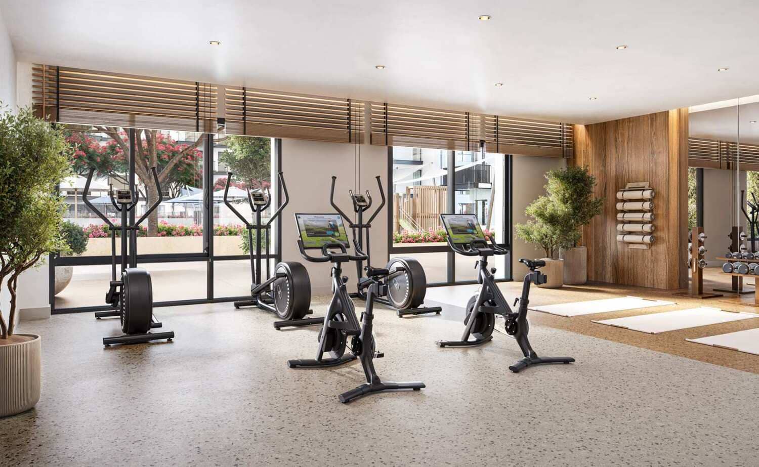 Haya on the Park amenity Gym - Town Square, Dubai - by Nshama Group