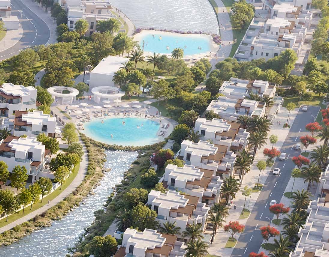Hayat 4 and 5 amenity Community Pools & Landscaped Gardens in Dubai South, Dubai, by Dubai South Developers