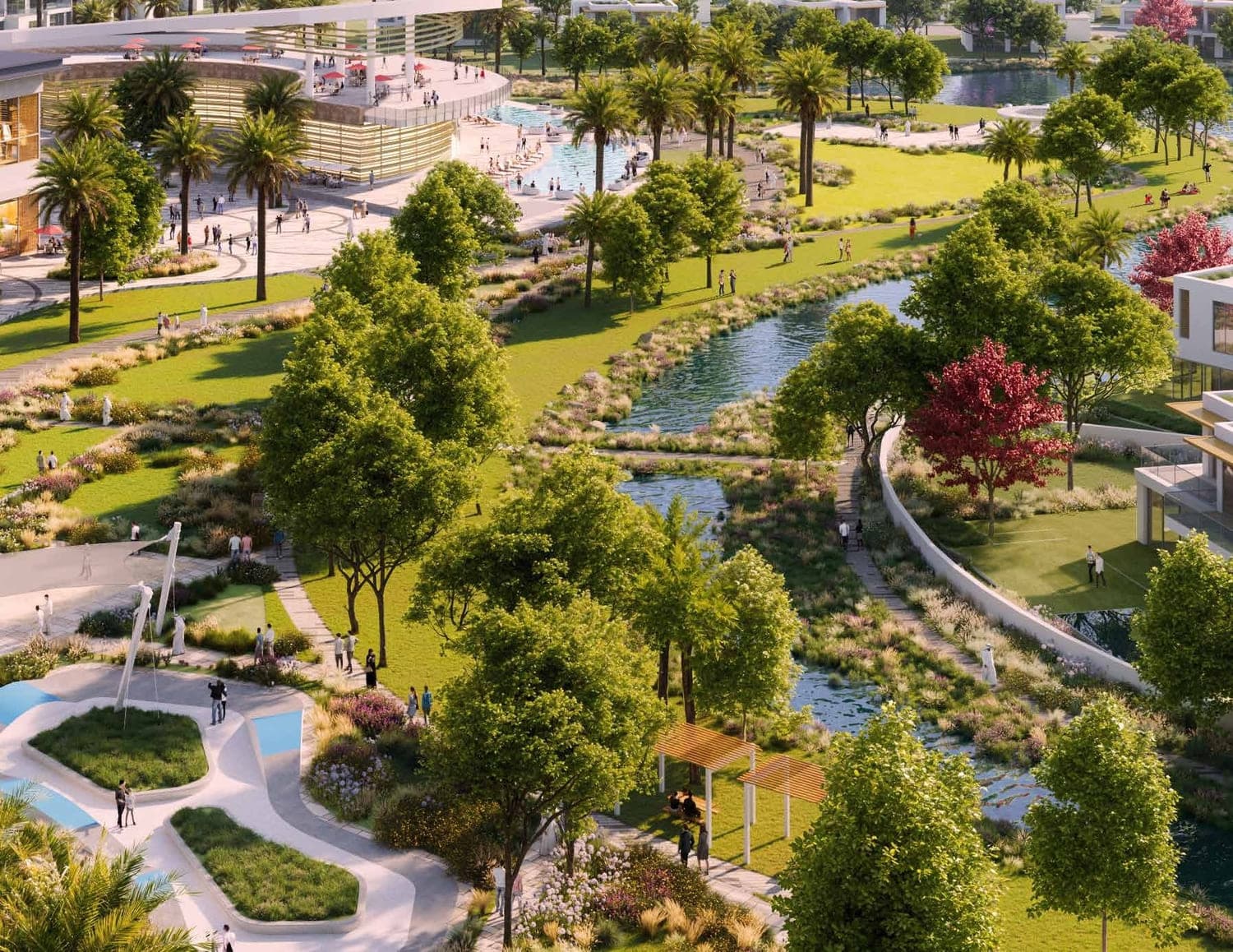 Hayat 4 and 5 amenity Lush Community Parks - Dubai South, Dubai - by Dubai South Developers