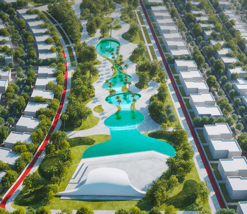 Hayyan amenity Swimming Pool - Al Bedea, Dubai - by Alef Group