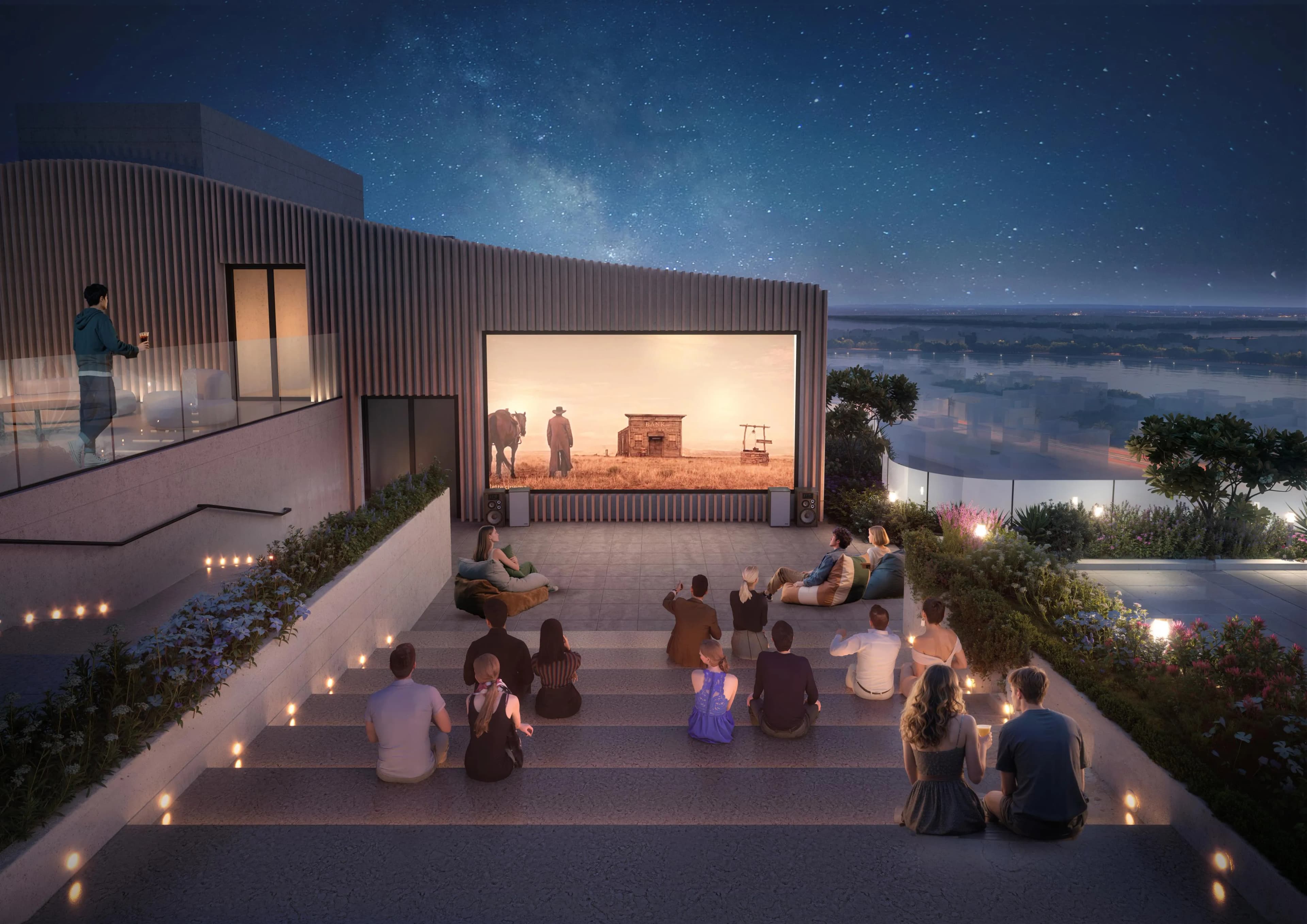 Hermina by Casagrand amenity Sky Cinema - Dubai Islands, Dubai - by Casagrand