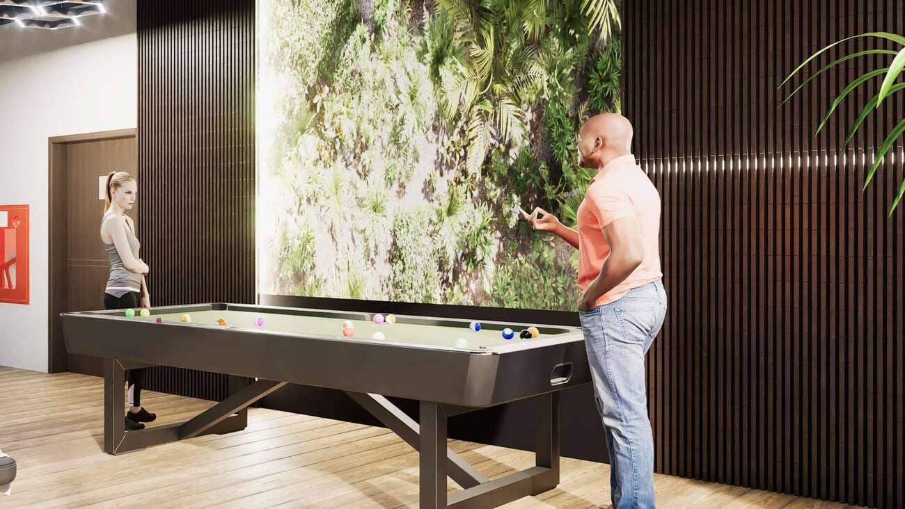 High Best Tower amenity Gaming Room - MBR District 11 (Meydan South), Dubai - by True Future