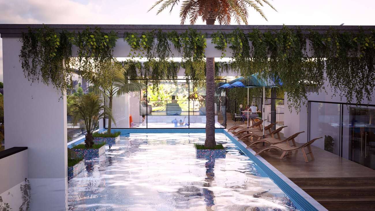 High Best Tower amenity Infinity Pool - MBR District 11 (Meydan South), Dubai - by True Future
